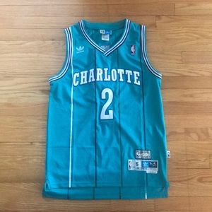 Larrry Johnson Charlotte Hornets Jersey Adidas